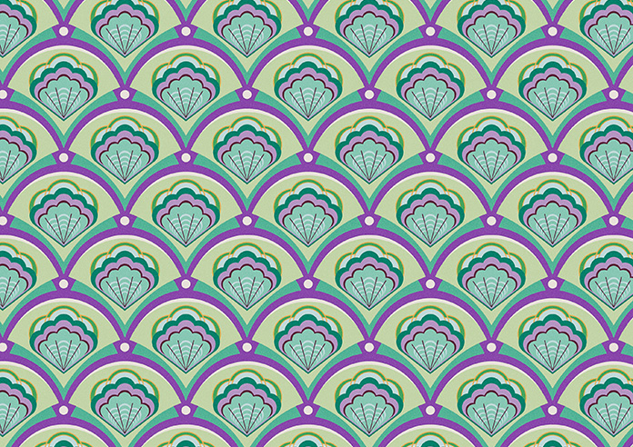 Deco Sea Shells, Neopolitan - Roman Blind - Image 7